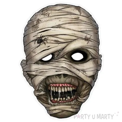 maska mumia papierowa