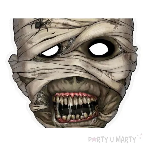 maska mumia papierowa