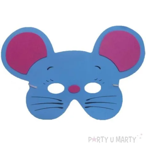 maska myszka piankowa partytino