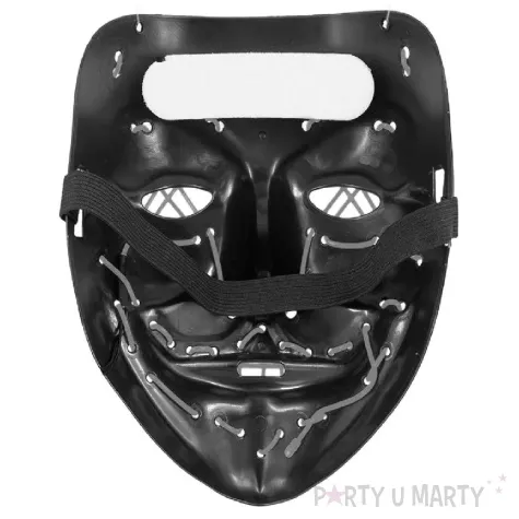 maska noc oczyszczenia led pomaranczowy plastik partypal