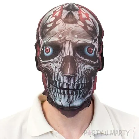 maska nowa twarz czaszka materialowa godan