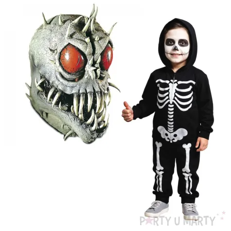 maska obcy najezdzca szara lateksowa widmann