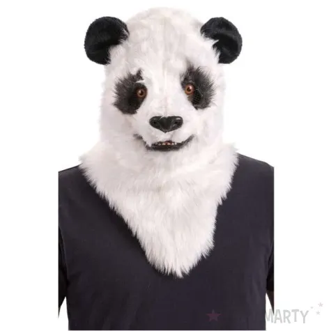 maska panda ruchoma szczeka pluszowa carnival toys