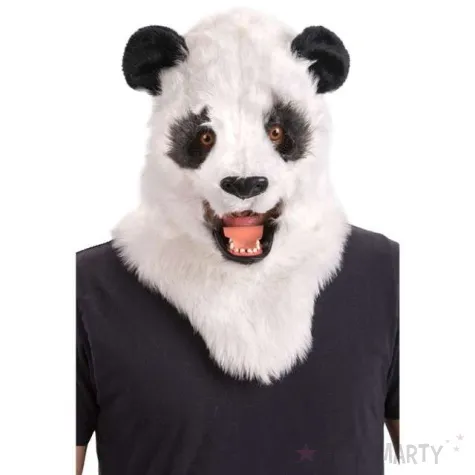 maska panda ruchoma szczeka pluszowa carnival toys