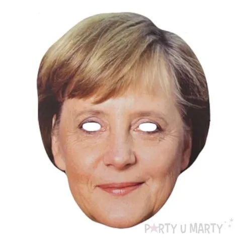 maska papierowa angela merkel powergift