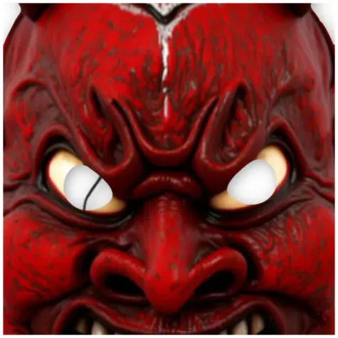 maska papierowa halloween diabel oni rozm uniwersalny