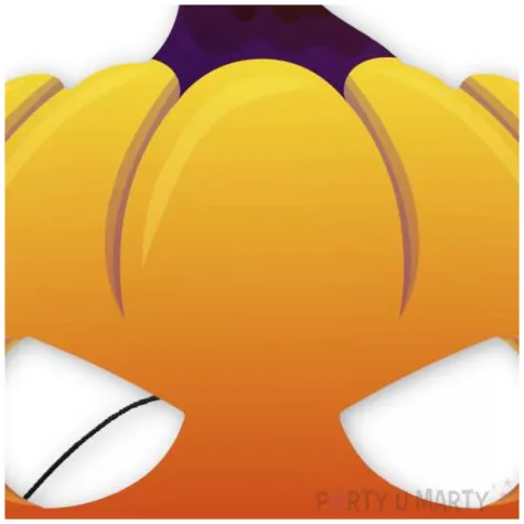 maska papierowa halloween dynia rozm uniwersalny