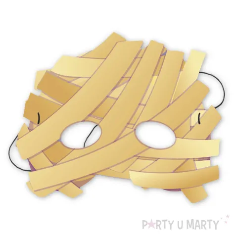 maska papierowa halloween mumia rozm uniwersalny