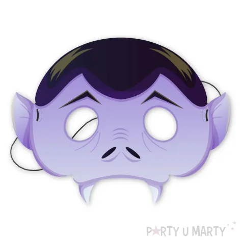 maska papierowa halloween wampir rozm uniwersalny