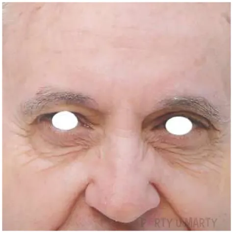 maska papierowa papiez franciszek powergift