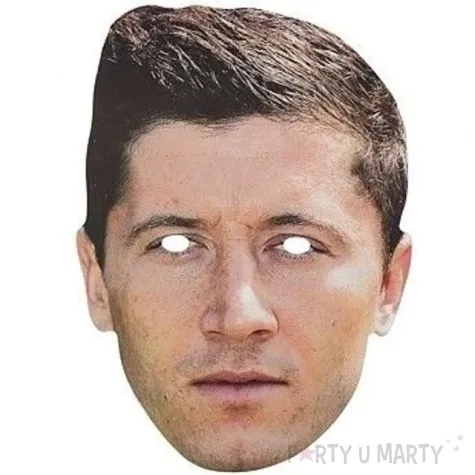 maska papierowa robert lewandowski powergift