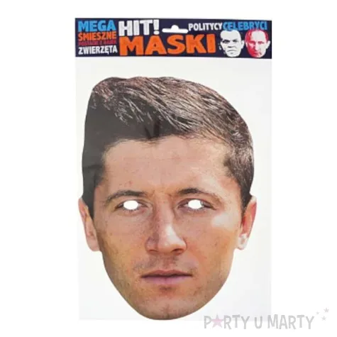 maska papierowa robert lewandowski powergift