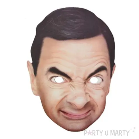 maska papierowa rowan atkinson powergift