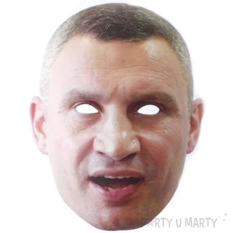 maska papierowa witalij kliczko powergift