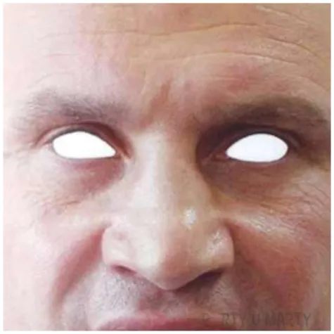 maska papierowa witalij kliczko powergift