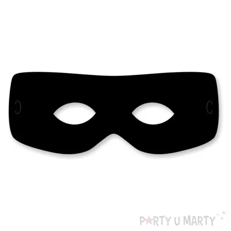 maska papierowa zorro czarna rozm uniwersalny