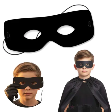 maska papierowa zorro czarna rozm uniwersalny