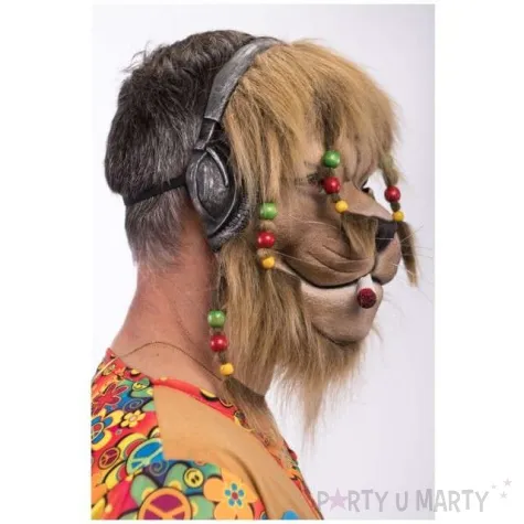 maska party lew hipis lateksowa carnival toys