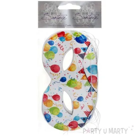 maska party wenecka harlequin mix santex 10 szt