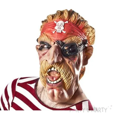 maska pirat lateksowa