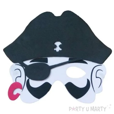 maska pirat pianka