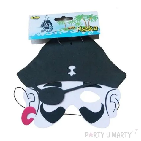 maska pirat pianka
