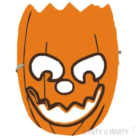 maska pomaranczowa dynia piankowa arpex