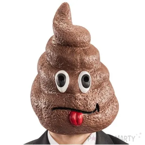 maska poop kupa lateksowa carnival toys