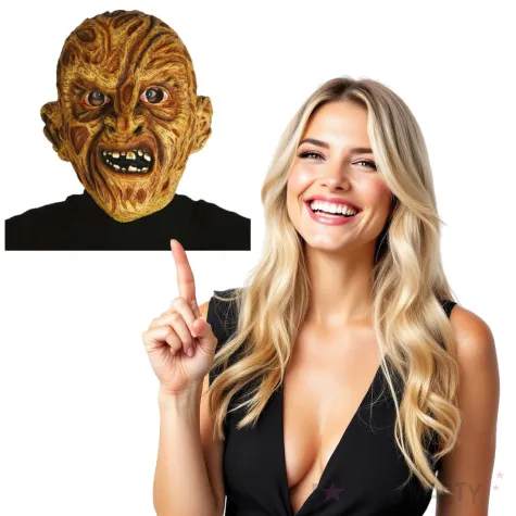 maska poparzony czlowiek lateksowa guirca