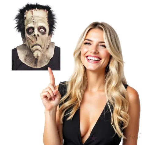 maska potwor frankensteina lateksowa smiffys