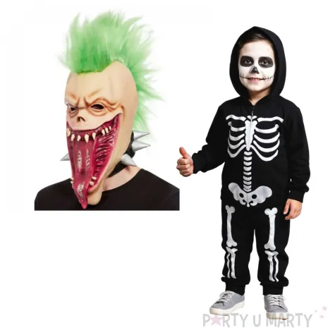 maska potwor punk lateksowa smiffys