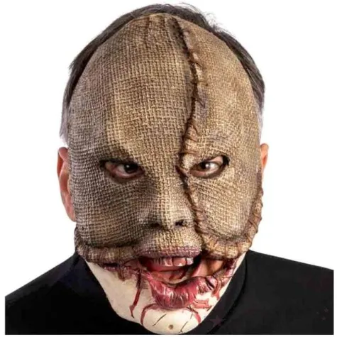 maska potwor z ruchoma zuchwa jutowa carnival toys