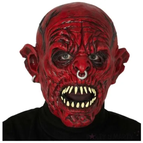 maska potwor z zebiskami lateksowa guirca
