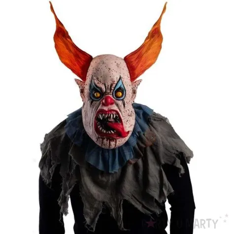 maska przerazajacy klaun lateksowa carnival toys