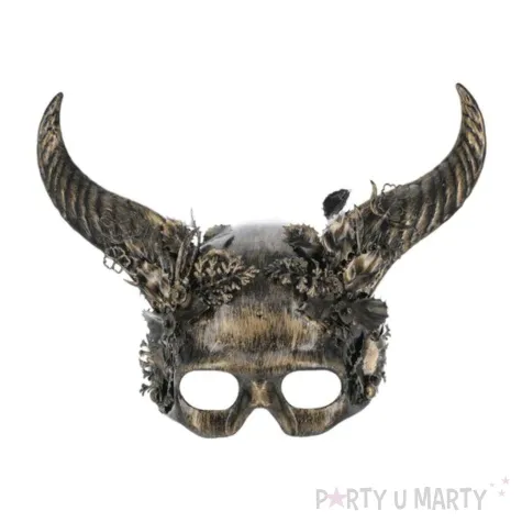 maska rogi wiktorianskie zloty smiffys