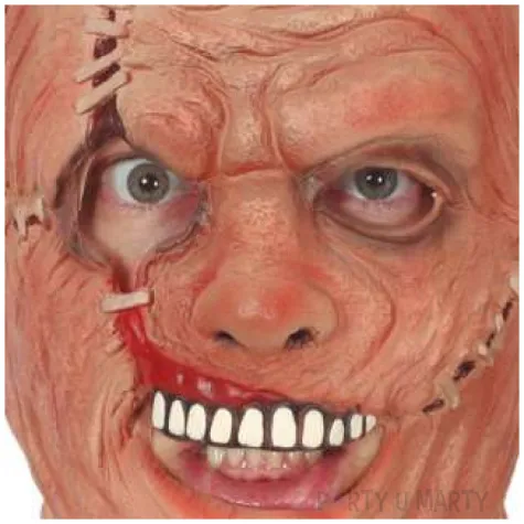 maska skorzana twarz lateksowa guirca