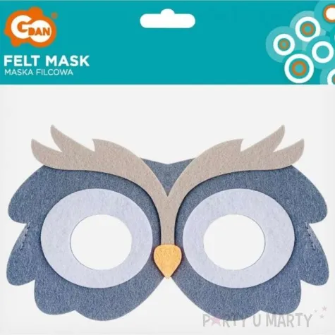 maska sowa filcowa godan