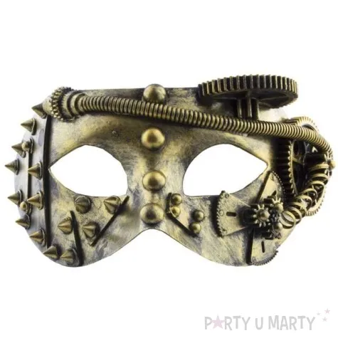 maska steampunk zlota funnyfashion
