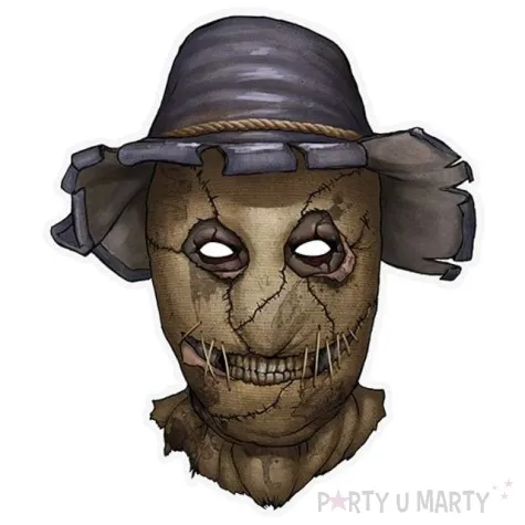 maska strach na wroble papierowa