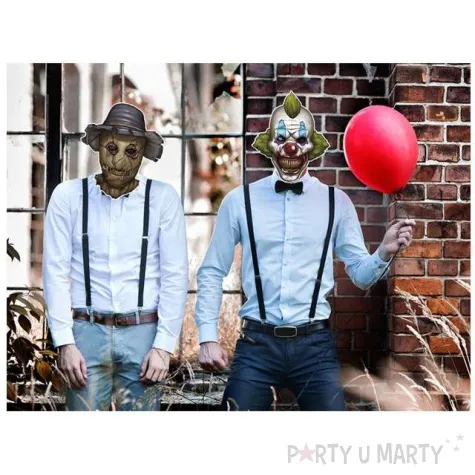 maska strach na wroble papierowa