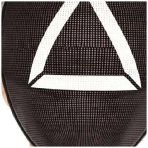 maska straznik squid symbol trojkata czarna guirca