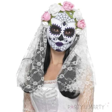 maska swieto zmarlych biala smierc smiffys