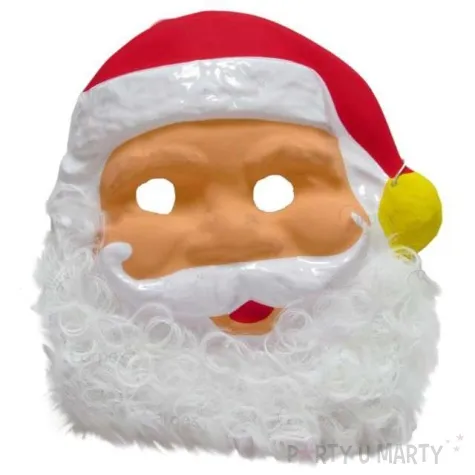 maska swiety mikolaj z broda plastikowa arpex