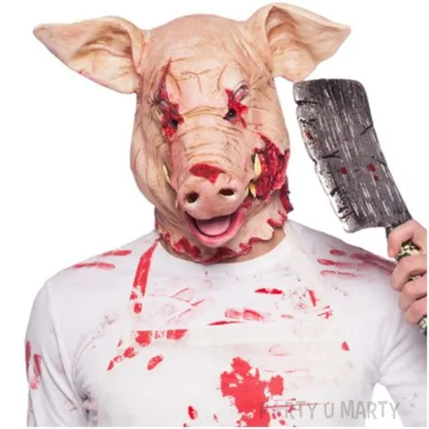 maska swinia morderca lateksowa folat