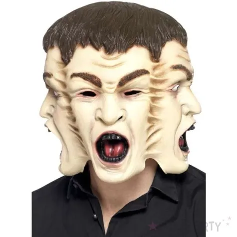 maska trzy twarze lateksowa smiffys