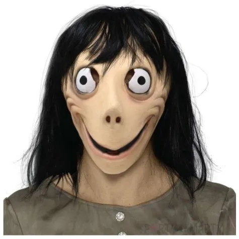 maska upiorna lalka momo lateks guirca