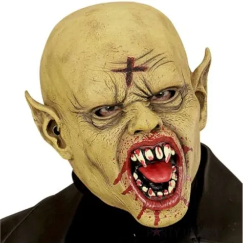 maska wampir nosferatu z krzyzem widmann