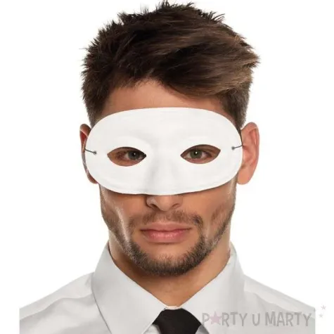 maska wenecka classic biala boland