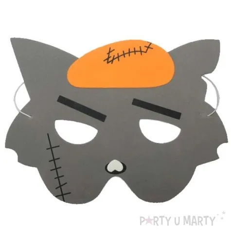 maska wilk zombie piankowa partytino