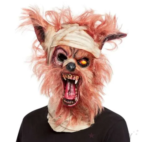 maska wilkolak wielokolorowa lateksowa smiffys